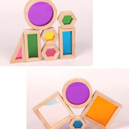 32 pieces Rainbow Blocks - Best Open Ended Toys