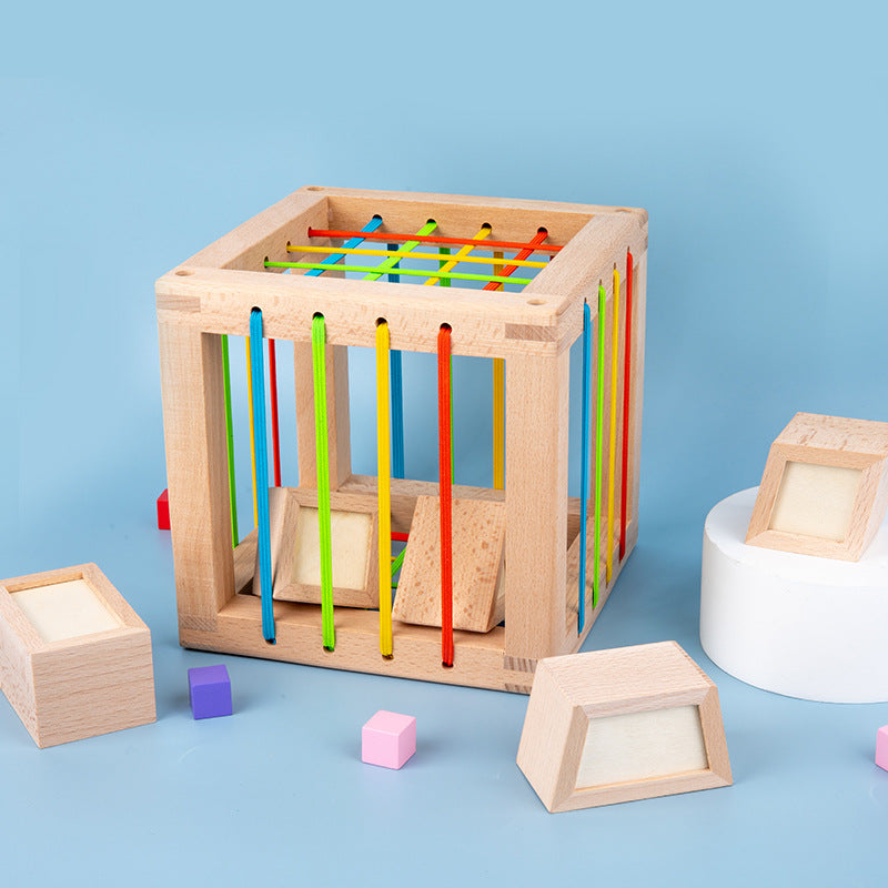 Wooden Shape Insert Box - Mathematics Educational Toys