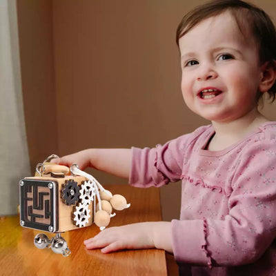Cube d'activités 6 en 1 - Jouets sensoriels de motricité fine