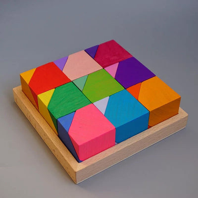 Blocs de construction d'angle en bois – Jouets en bois à construction libre