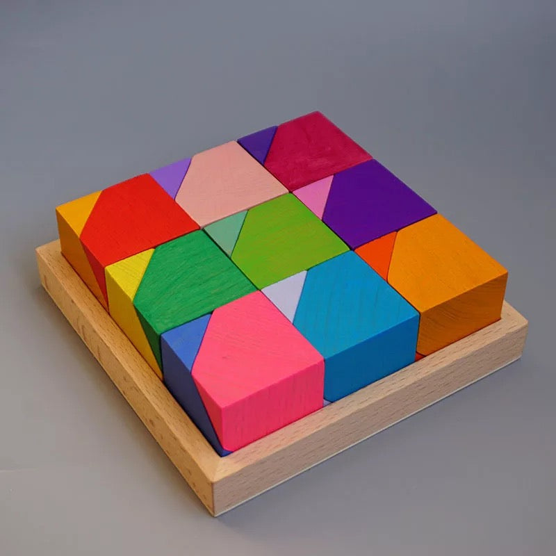 Wooden Corner Creative Blocks - Open ended wooden toys