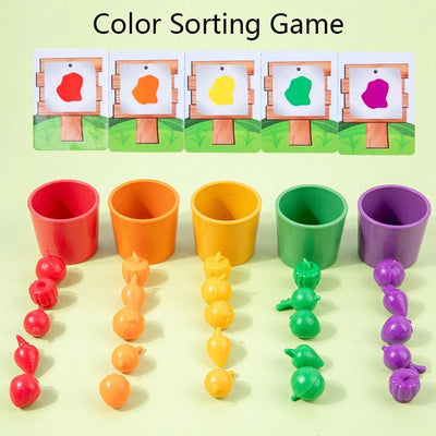 Fruit and Veggie Sorting & Counting Game- Mathematics toys