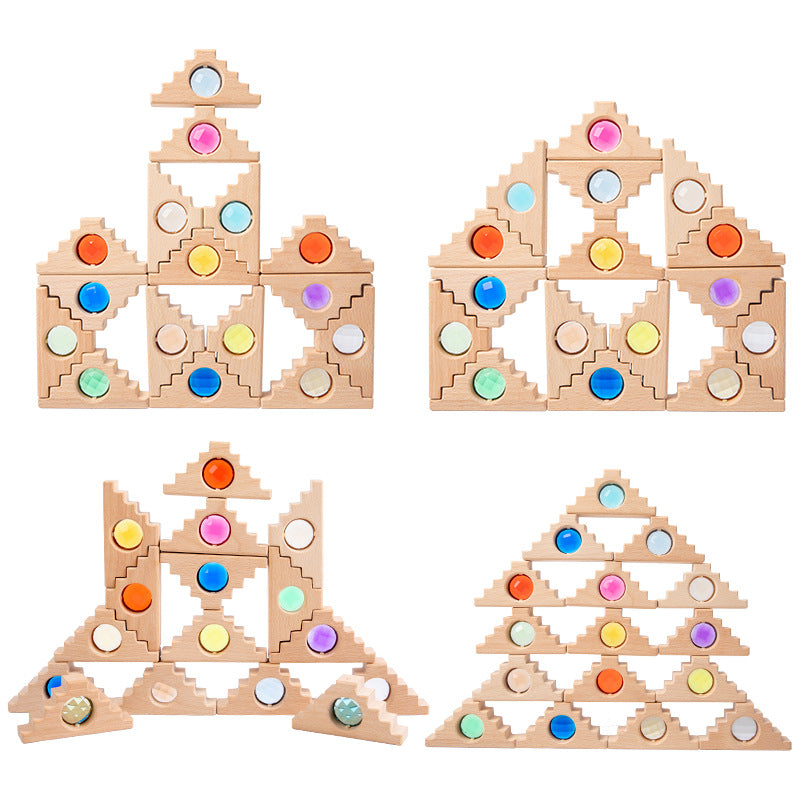 Rainbow Gem Blocks - Best Open Ended Toys