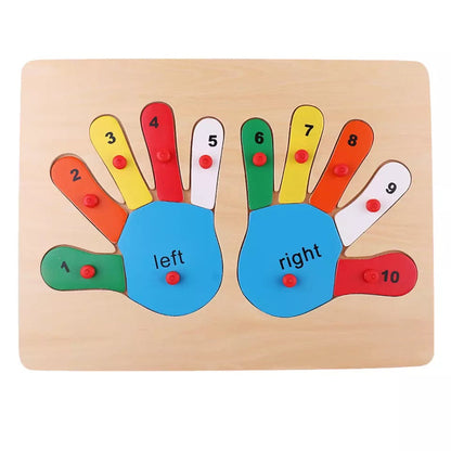 Number Hands Puzzle- Fine motor skills toys
