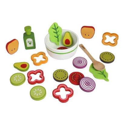 Wooden Fruit and Vegetable Salad Game - Open Ended Toys