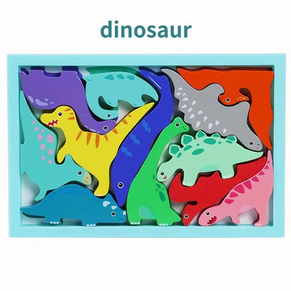 3D Assembling Puzzle Board Random Design