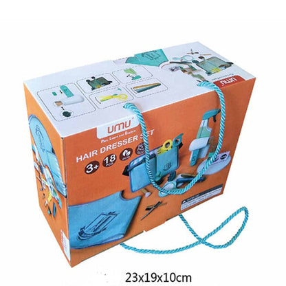 Wooden Hair Dresser Play Set - Open Ended Wooden Toys