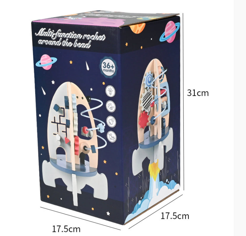 Wooden Multifunction Rocket - Best Fine Motor Toys