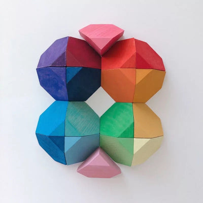Blocs de construction d'angle en bois – Jouets en bois à construction libre