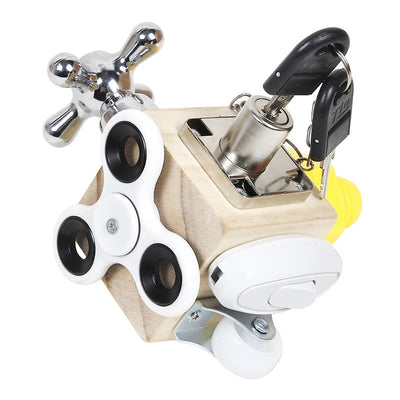 Cube d'activités 6 en 1 - Jouets sensoriels de motricité fine