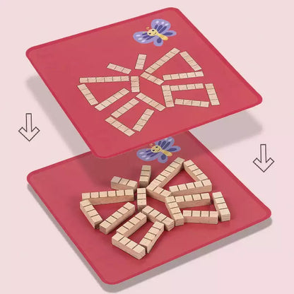 Wooden Puzzle Pieces-Mathematics toys