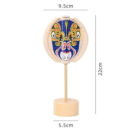 Wooden Tree Spinner - Chinese Cultural Face Sensory toys