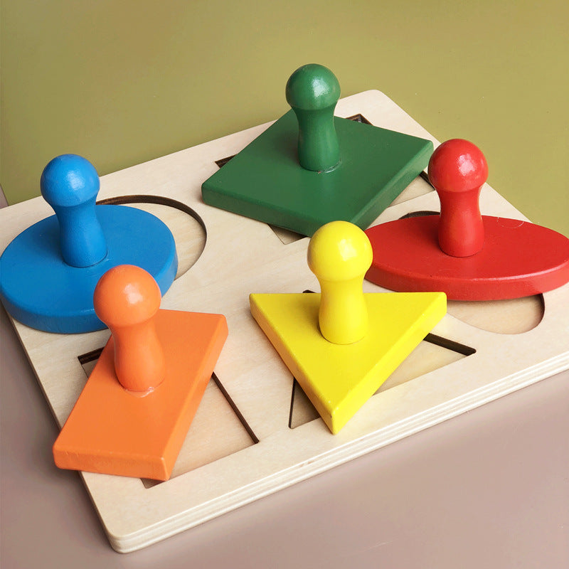 Montessori Large Wooden Shape Puzzle- Best montessori toys