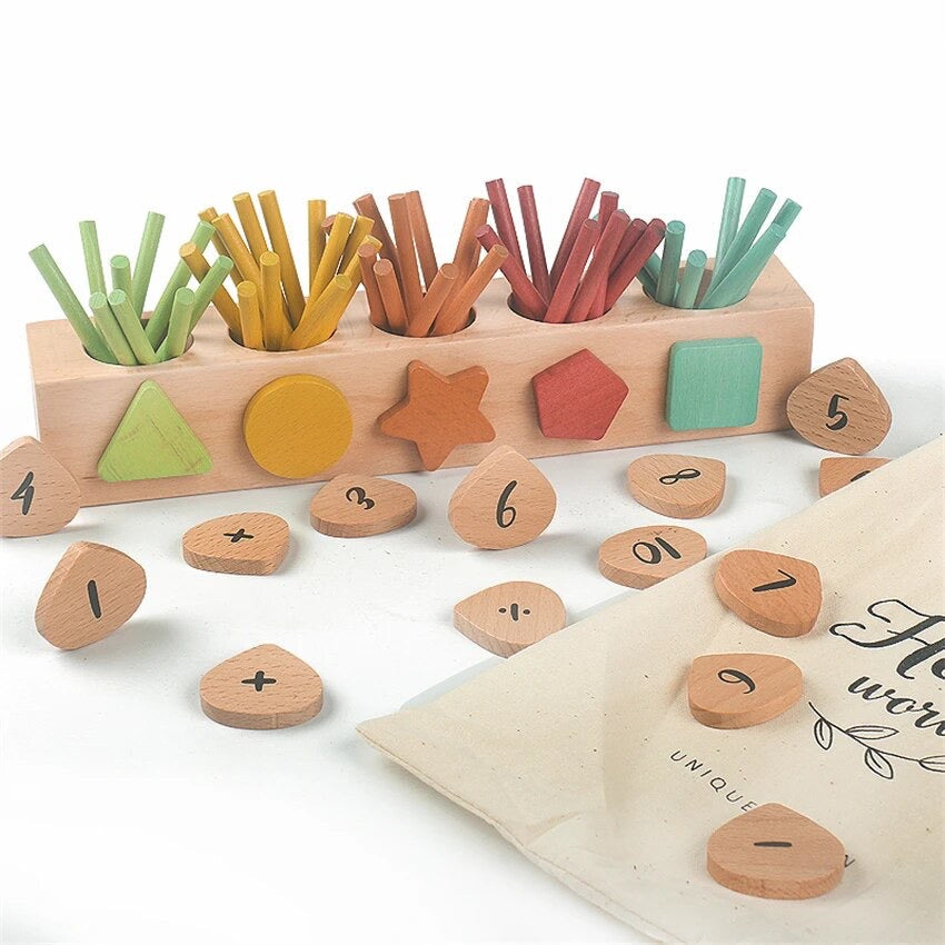 Number and Colour Sorting Box - The Best Montessori Toys