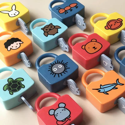 Onshine Serrures numériques et serrures alphabétiques - Jouets pour la motricité fine
