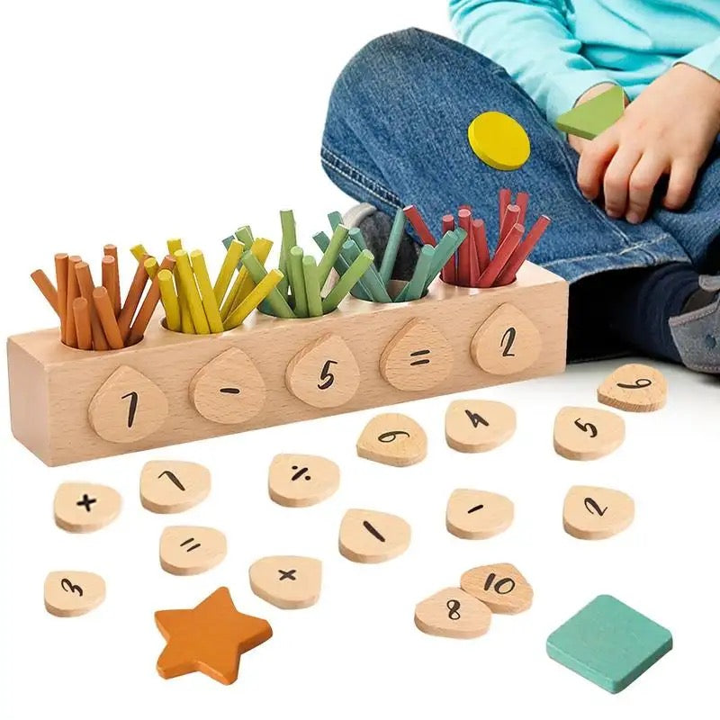 Number and Colour Sorting Box - The Best Montessori Toys
