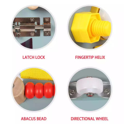 Cube d'activités 6 en 1 - Jouets sensoriels de motricité fine