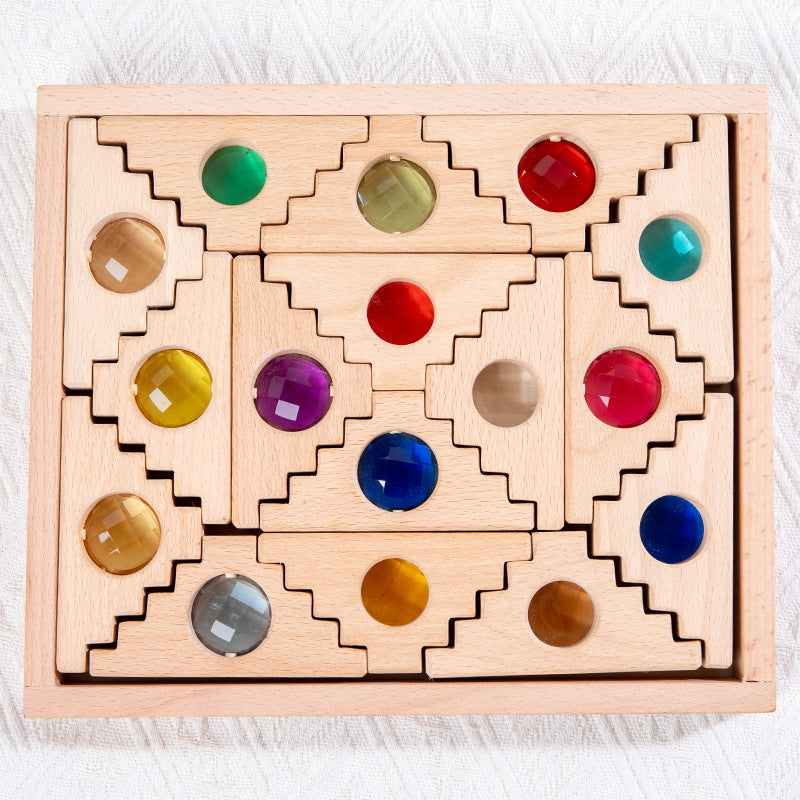 Rainbow Gem Blocks - Best Open Ended Toys