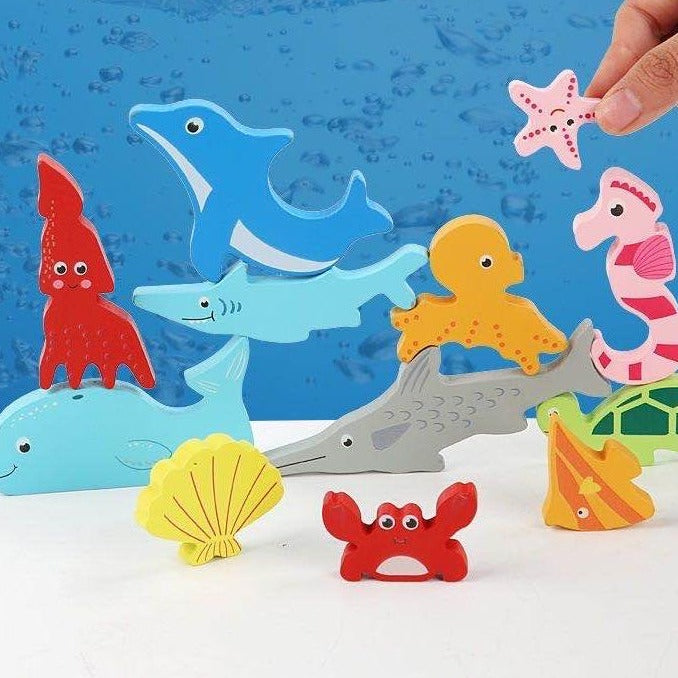 3D Puzzle Ocean Animals/ Food/Dinosaurs - Montessori Educational Toys