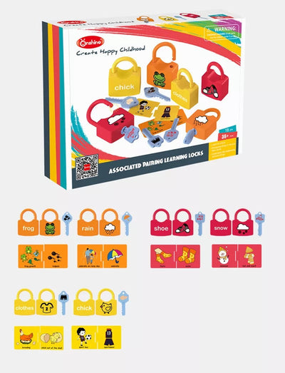 Onshine Serrures numériques et serrures alphabétiques - Jouets pour la motricité fine