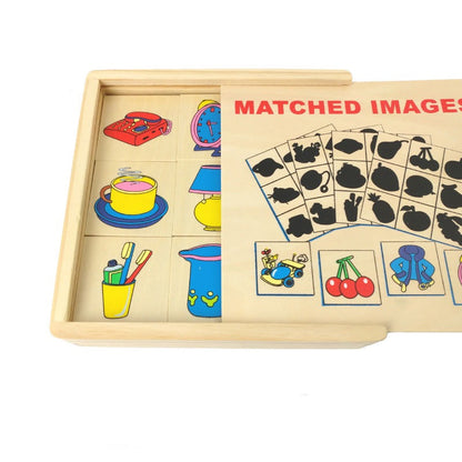 Wooden Shadow Matching Game-Mathematics toys
