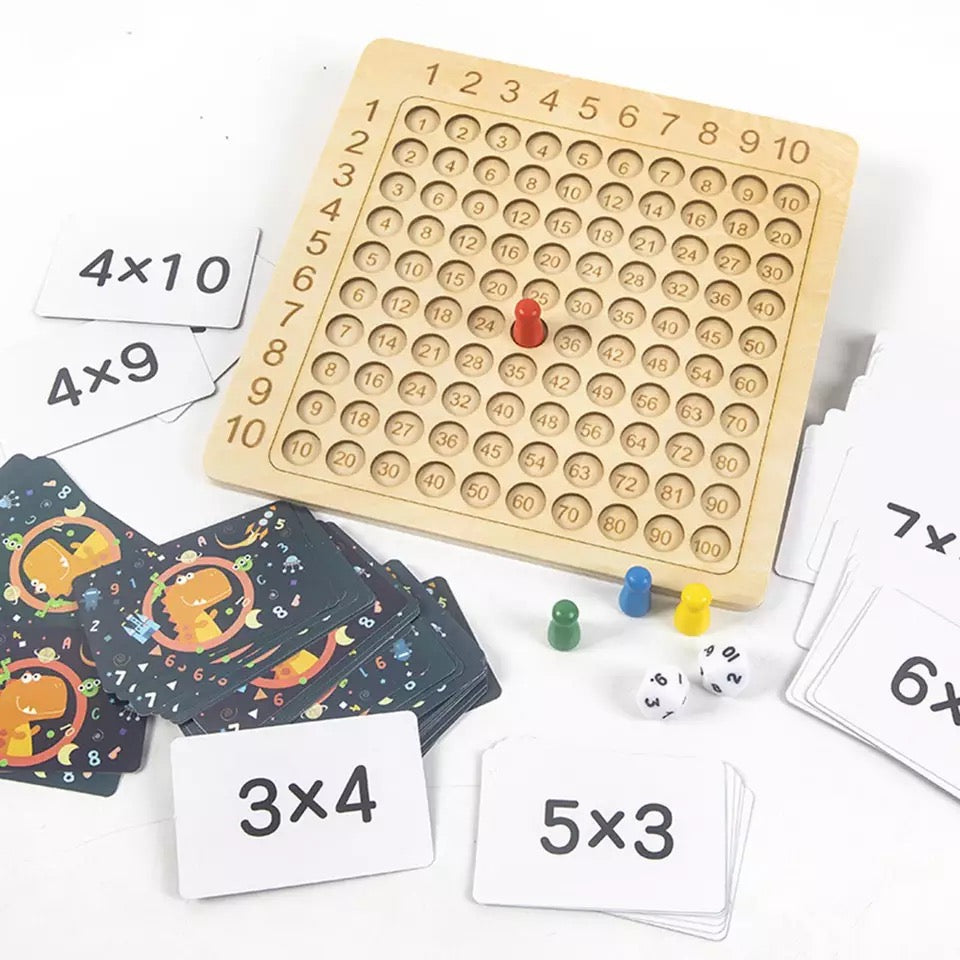 Juego de mesa de matemáticas de multiplicación - Juguetes matemáticos