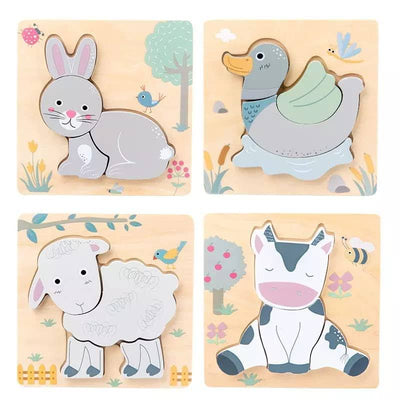 Puzle 3D de Animales