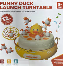 Fidtoy Duck Catching Game with Music Lights and Jumping Eggs