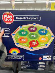 Laberinto magnético Playtive, bolígrafo deslizante, números de colores, formas surtidas, para niños pequeños