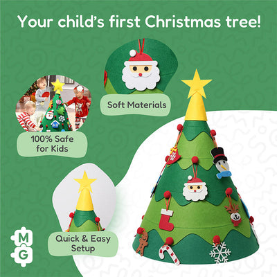 Fidtoy DIY Felt Christmas Tree – Interactive Holiday Decoration for Kids