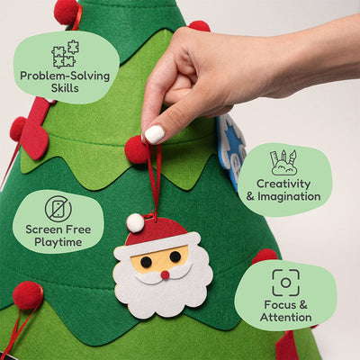 Fidtoy DIY Felt Christmas Tree – Interactive Holiday Decoration for Kids