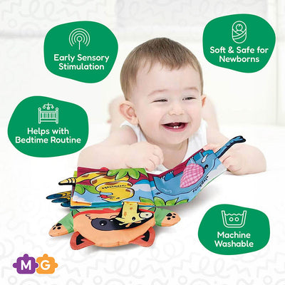 Libro de tela Montessori para bebé