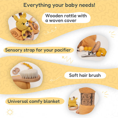 Coffret cadeau Fidtoy pour nouveau-né – Kit de naissance