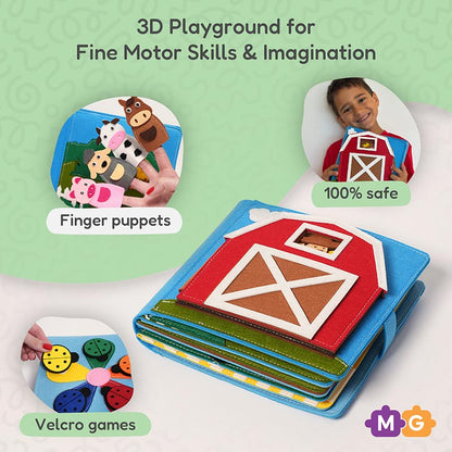 Montessori Farm Busy Book