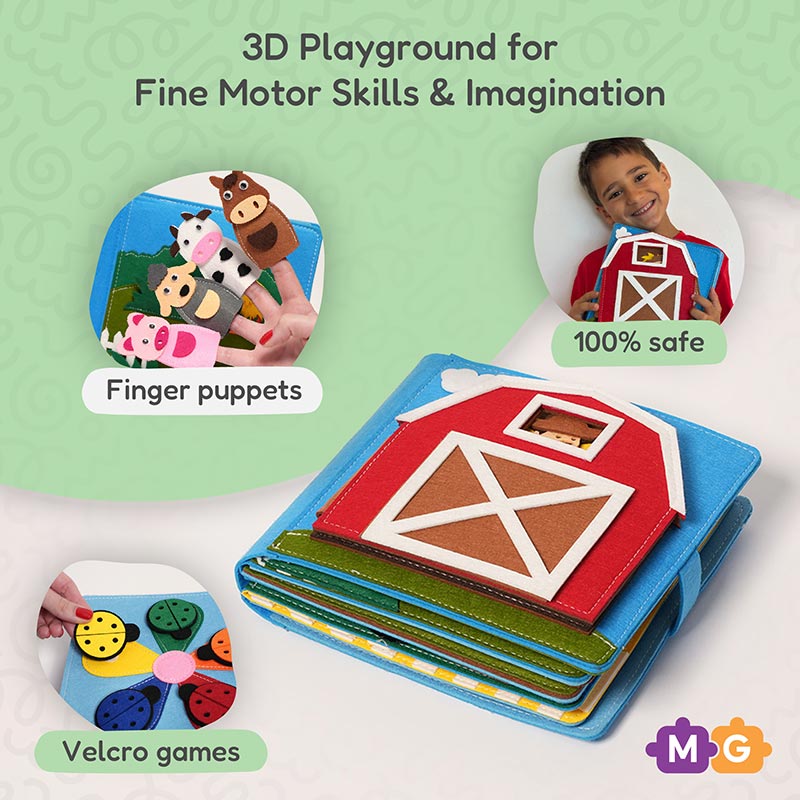 Montessori Farm Busy Book