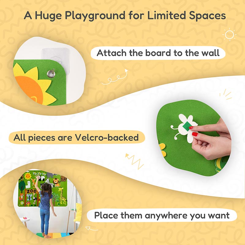 Montessori Learning Felt Board