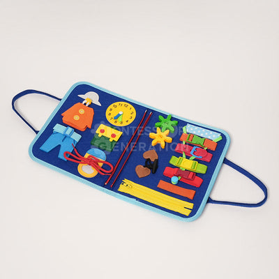 Fidtoy Sac d'activités interactif pour tout-petits – Jouet d'apprentissage sensoriel Montessori, 3 ans et plus