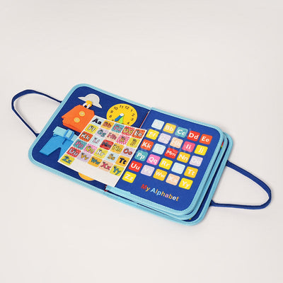 Fidtoy Sac d'activités interactif pour tout-petits – Jouet d'apprentissage sensoriel Montessori, 3 ans et plus
