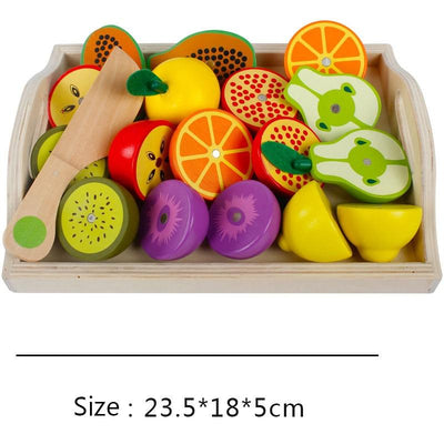 Wooden Food Pretend Play Set