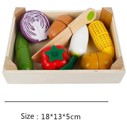 Wooden Food Pretend Play Set