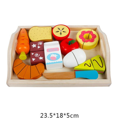 Wooden Food Pretend Play Set