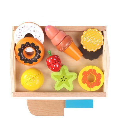 Wooden Food Pretend Play Set