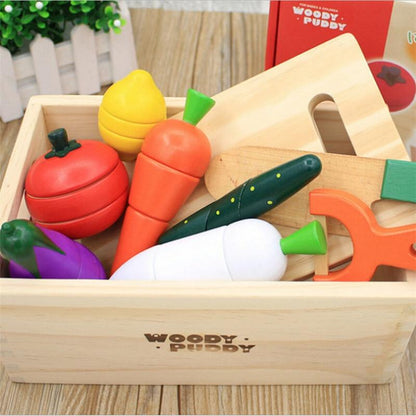 Wooden Food Pretend Play Set
