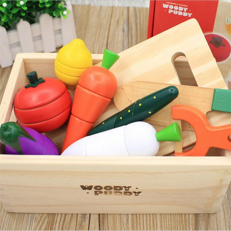 Wooden Food Pretend Play Set