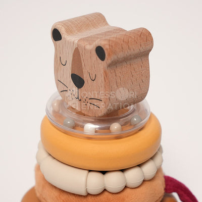 Fidtoy Little Lion Stacking Toy for Babies 6 Months+