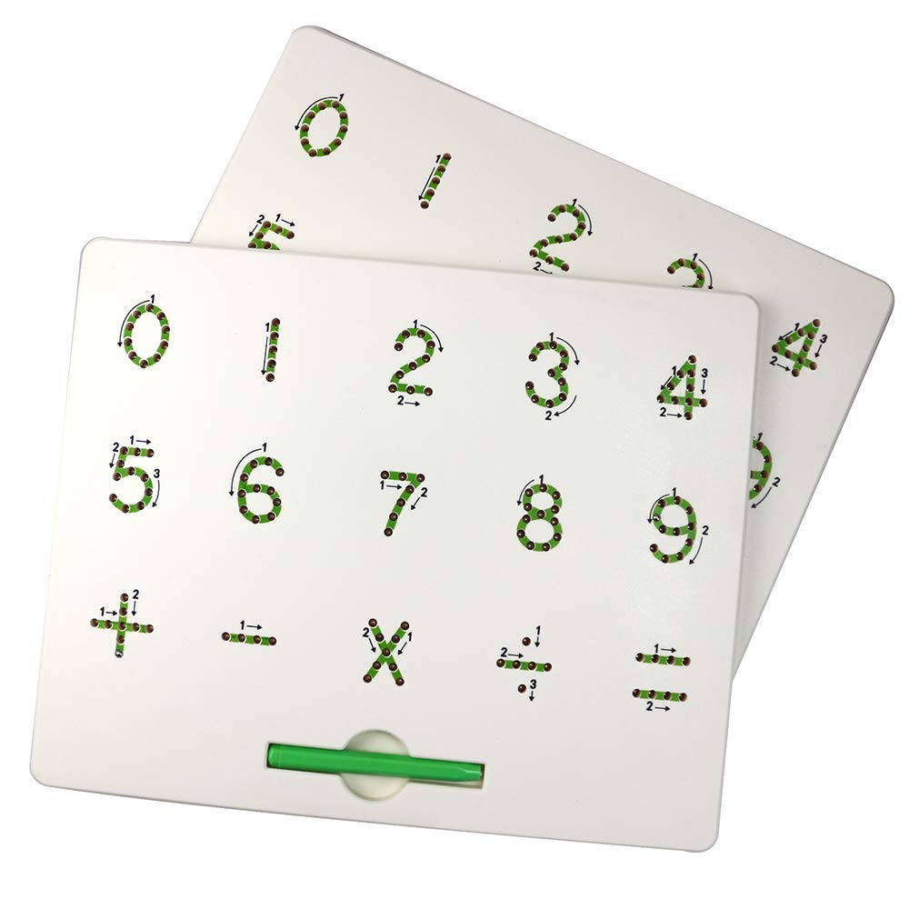 123 Numeric Magnetic Writing Tab