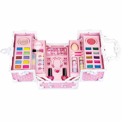 Trousse de Maquillage Princesse pour Enfants Fidtoy – Vanity avec Brosses, Rouges à Lèvres et Accessoires