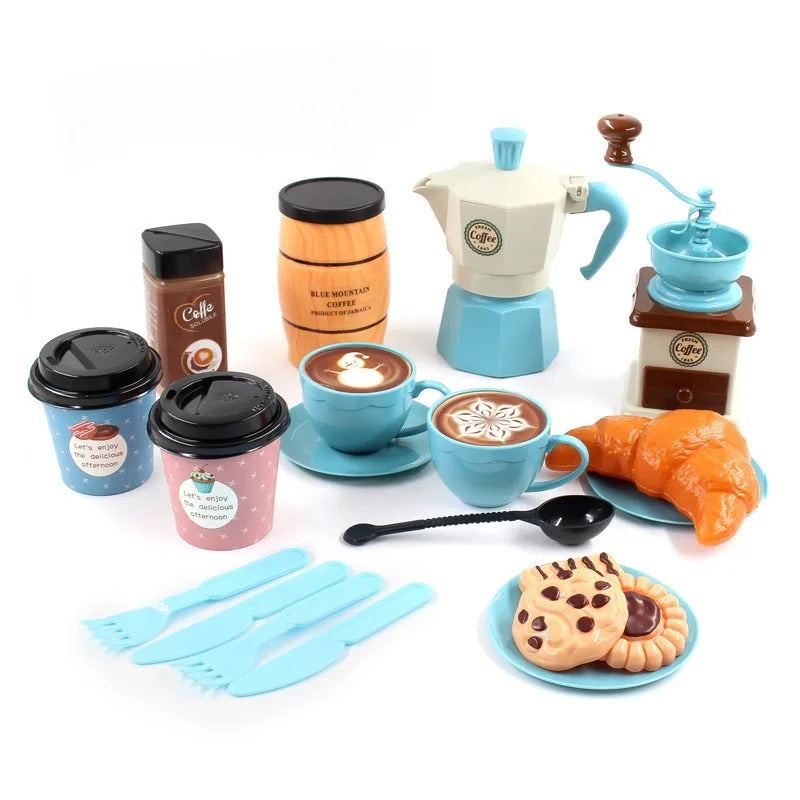 Cafe Set™ - Barista & Pâtissier en herbe - Set de jeu Café et Boulangerie
