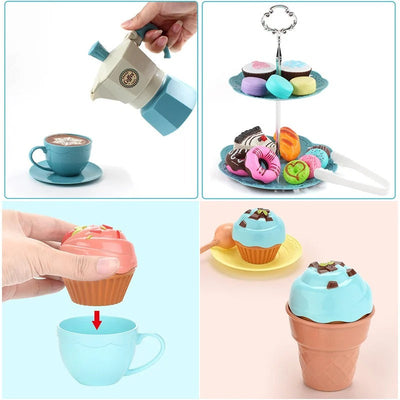 Cafe Set™ - Barista & Pâtissier en herbe - Set de jeu Café et Boulangerie
