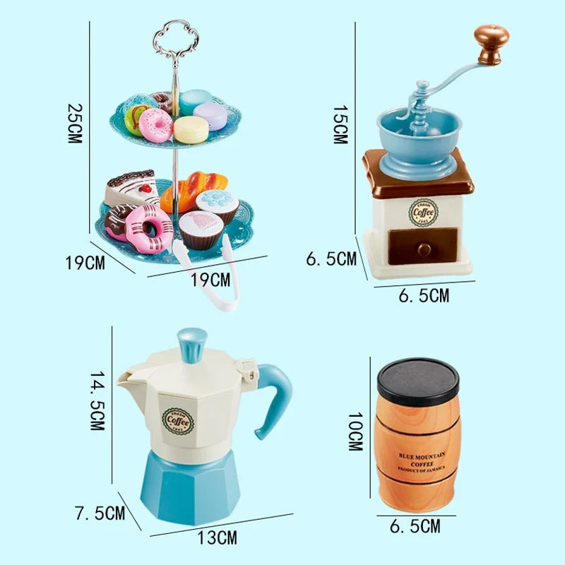 Cafe Set™ - Barista & Pâtissier en herbe - Set de jeu Café et Boulangerie